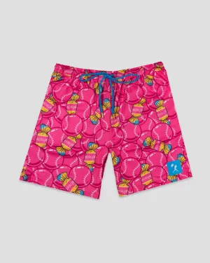 Doubles and Bubbles Diamond Air Mesh Shorts