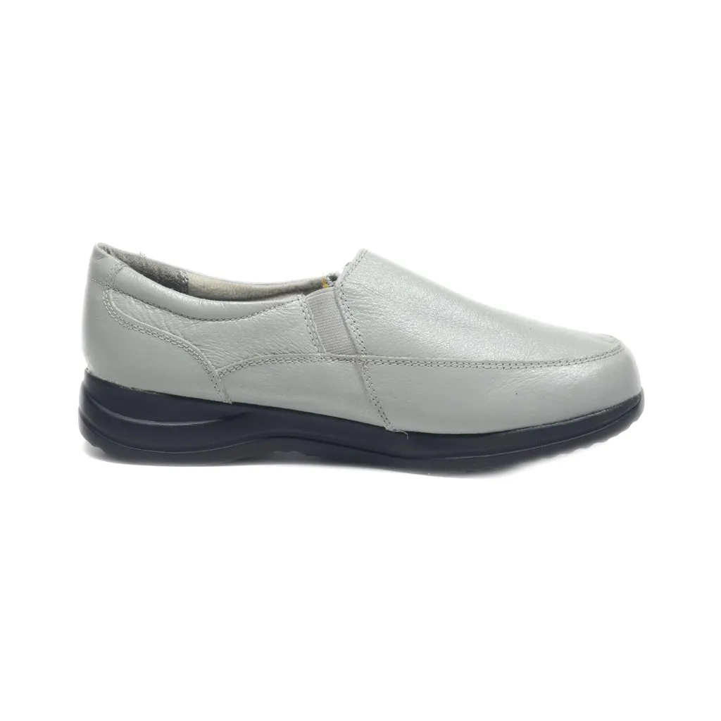 Dr. Scholl'S Slip Ons Leather Grey Colour For Women