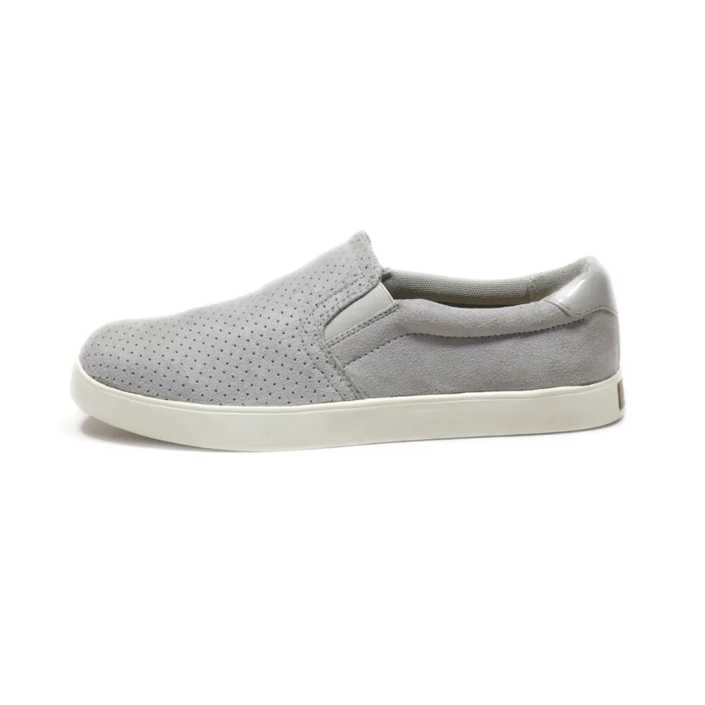 Dr. Scholl'S Slip Ons Suede Grey Colour For Women