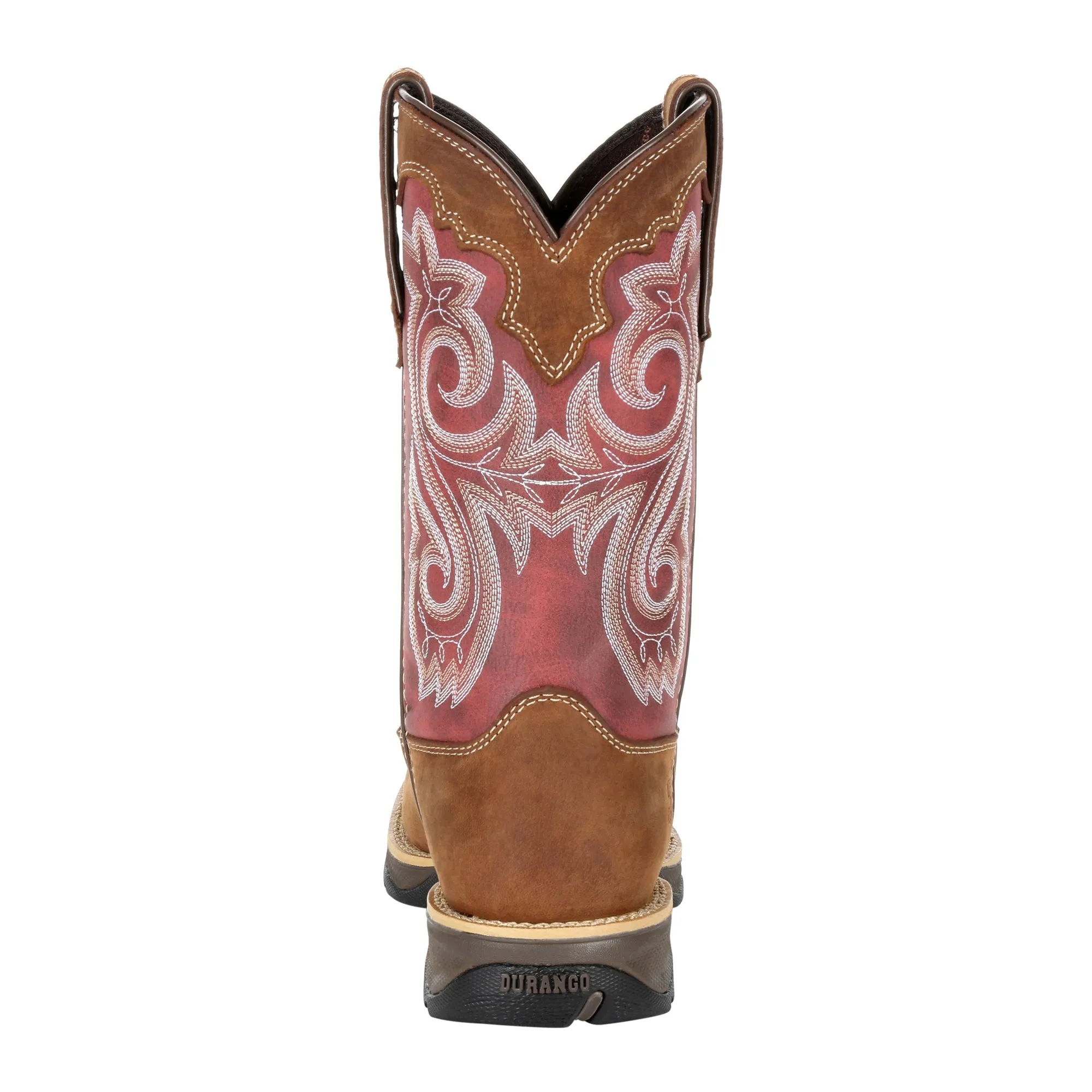 Durango Womens Briar/Rusty Leather Lady Rebel Cowboy Boots