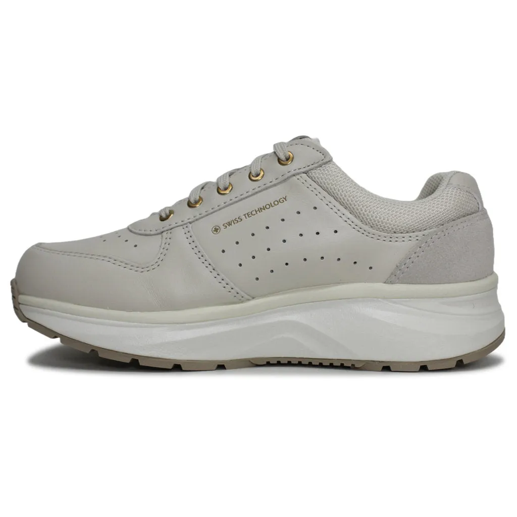 Dynamo Zip Leather Textile Women's Low Top Trainers