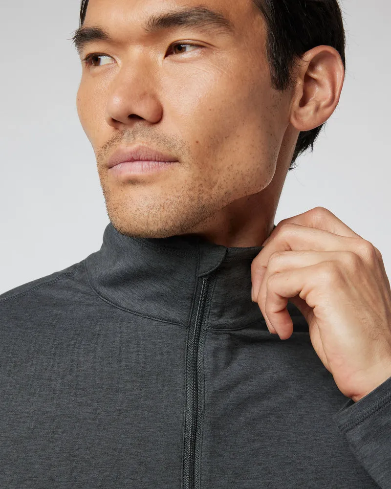 Ease Performance 1/2 Zip 2.0: Charcoal Heather