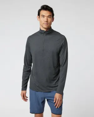 Ease Performance 1/2 Zip 2.0: Charcoal Heather