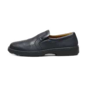 Ecco Formal Slip Ons Leather Black Colour For Men