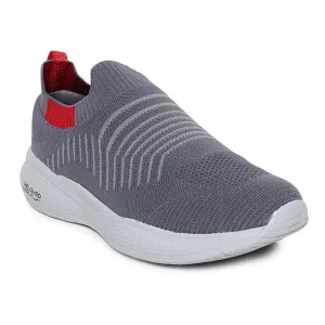 Eeken ESHGIA102S Dark Grey And Red Athleisure Shoes For Men