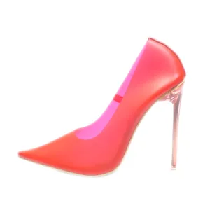 Ego High-Heel Shoes Fabric Red Colour For Women