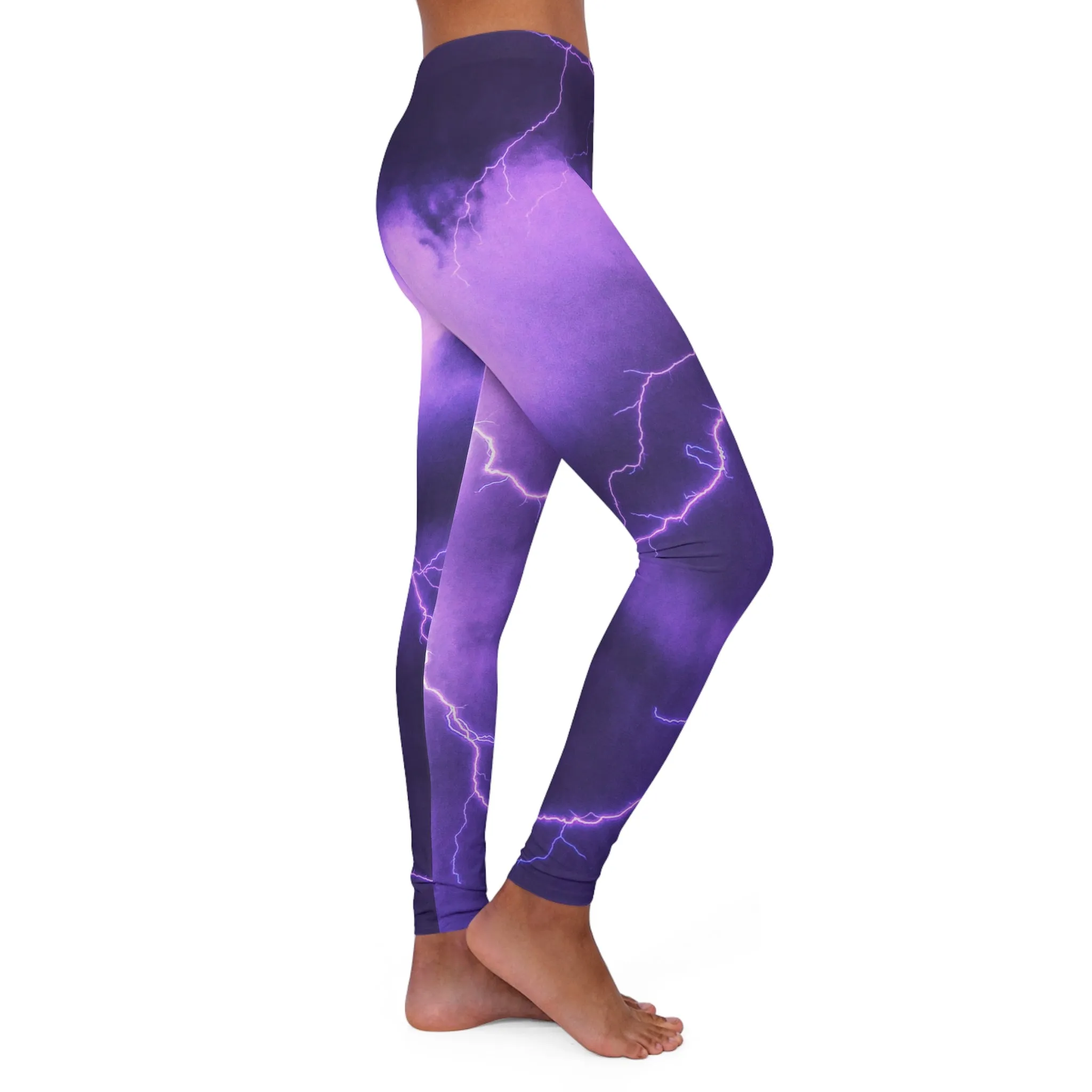 Electric Thunder - Inovax Women's Spandex Leggings