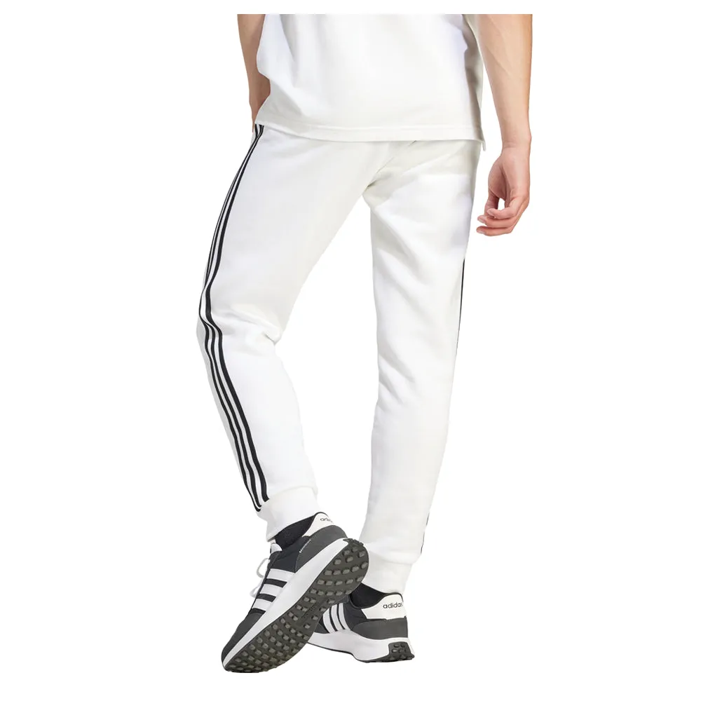 Essentials 3-Stripes Fleece Drawstring Joggers