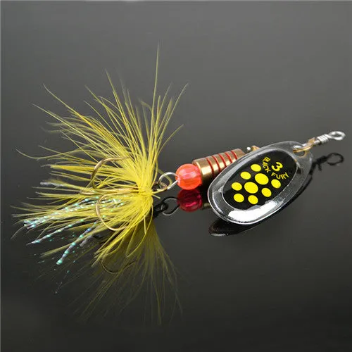 FISH KING 1PC Size0-Size5 Fishing Hard Lure Bait Leurre Peche Mepps Spoon Fishing Tackle Vissen Pesca Acesorios