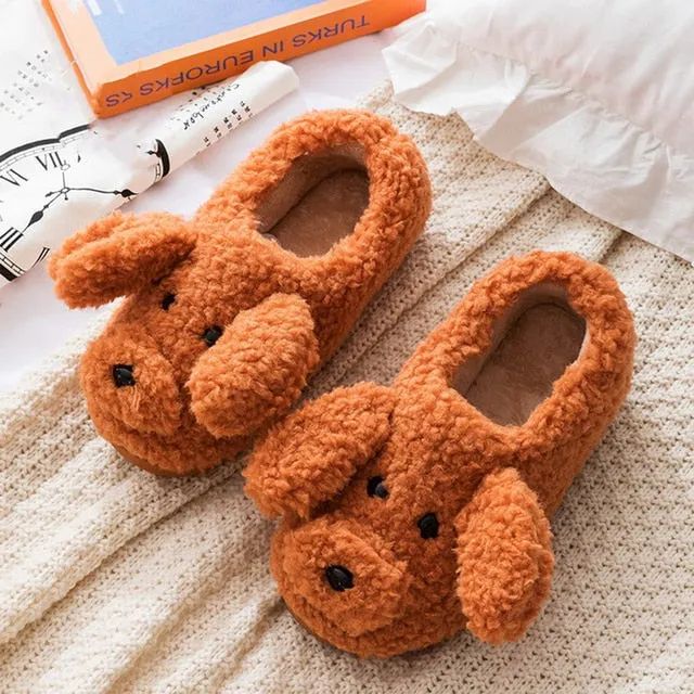 Fluffy Cute Animal Slippers