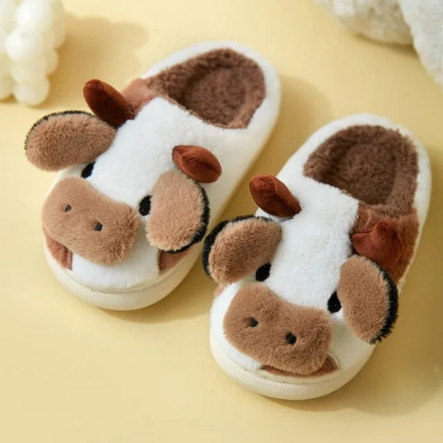 Fluffy Cute Animal Slippers