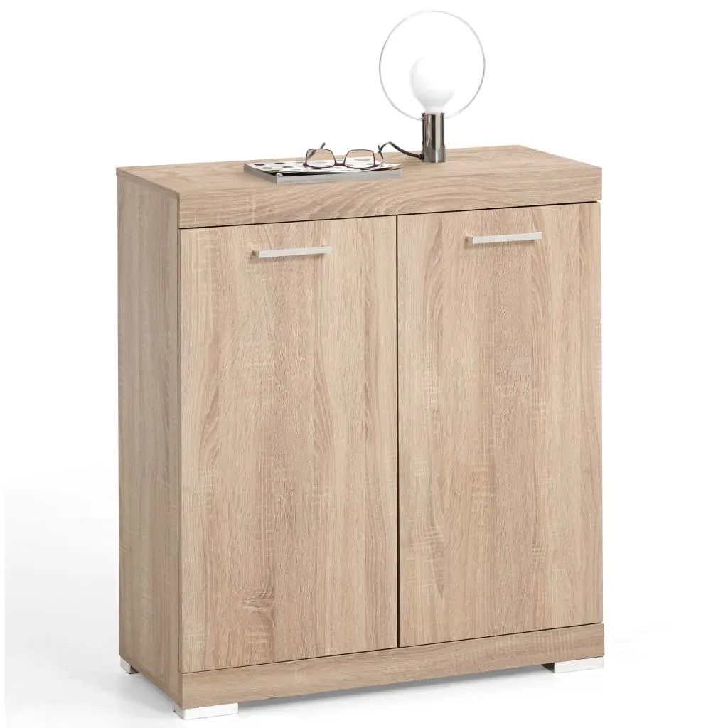 FMD Dresser with 2 Doors 80x34.9x89.9 cm Oak