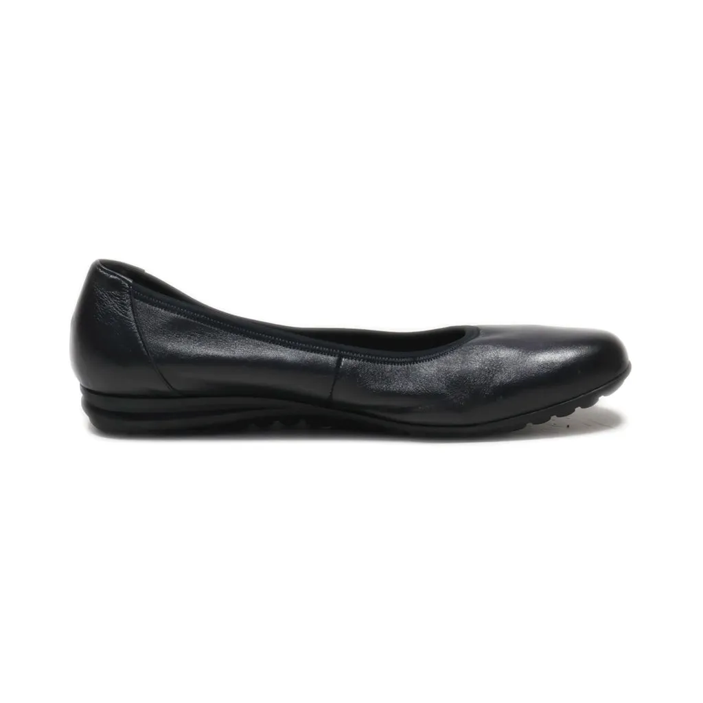 Gabor Slip Ons Leather Black Colour For Women