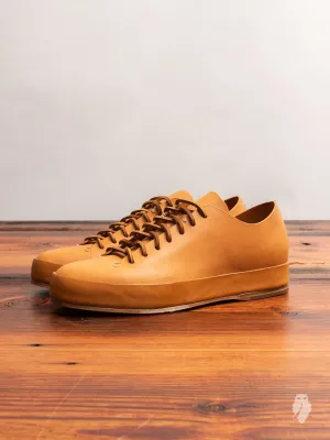 Hand Sewn Low-Top Sneaker in Natural