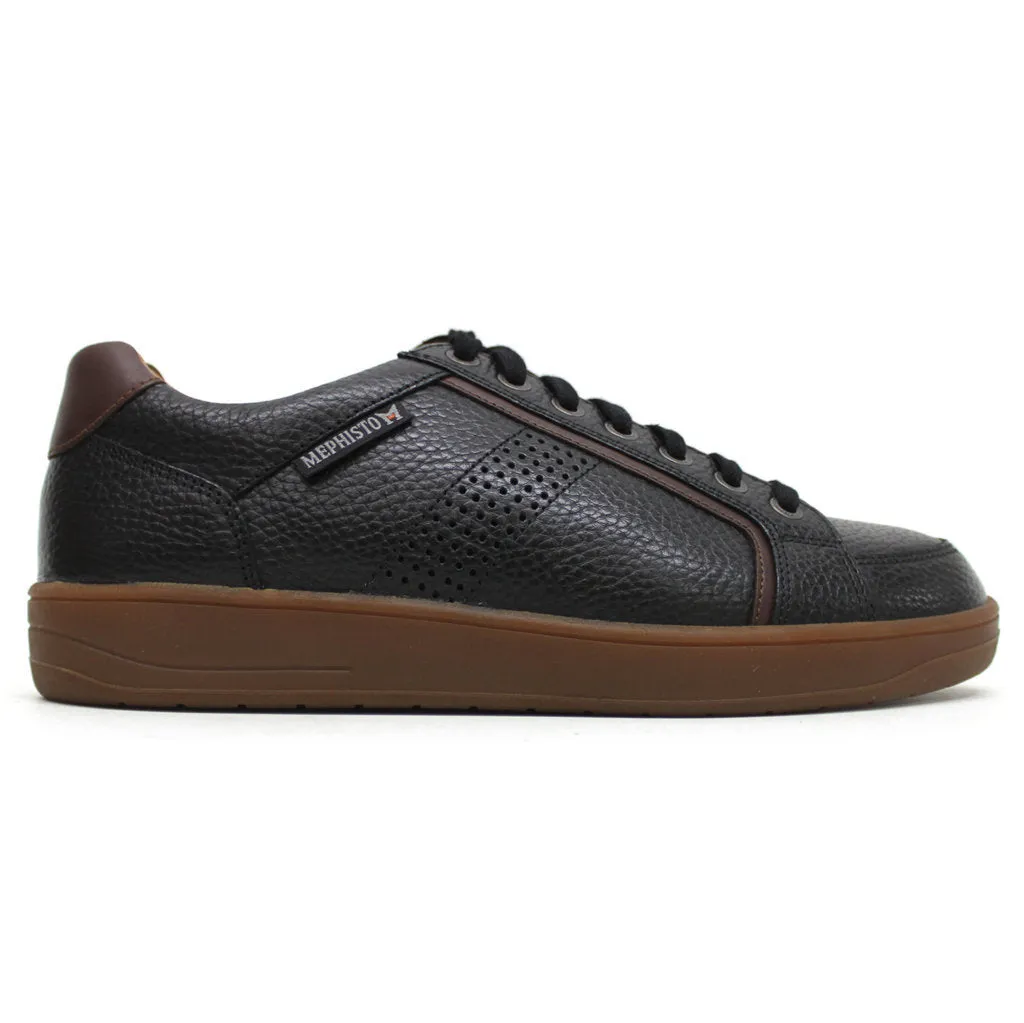 Harrison Full Grain Leather Men's Low Top Trainers