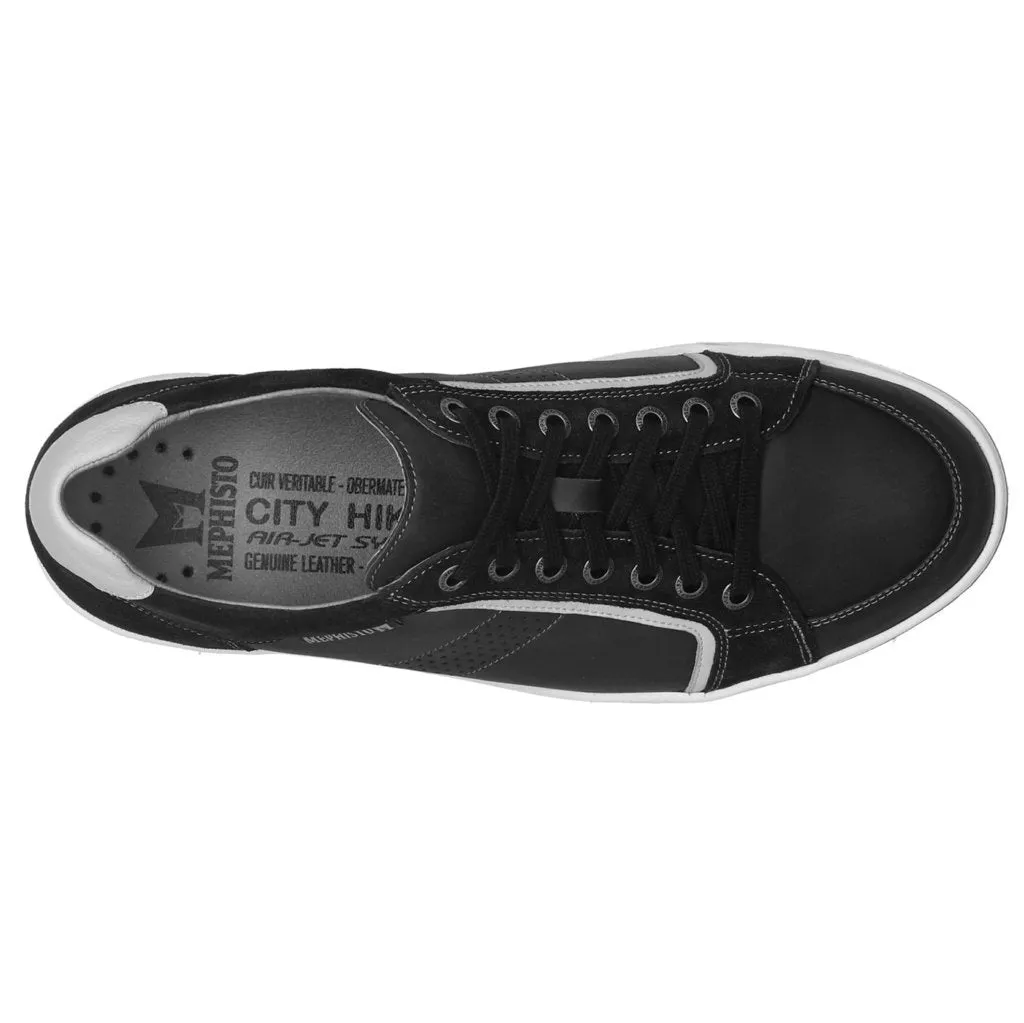 Harrison Nubuck Leather Men's Low Top Trainers