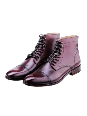 Heimdall Loki Cap Toe Brogue Burgundy