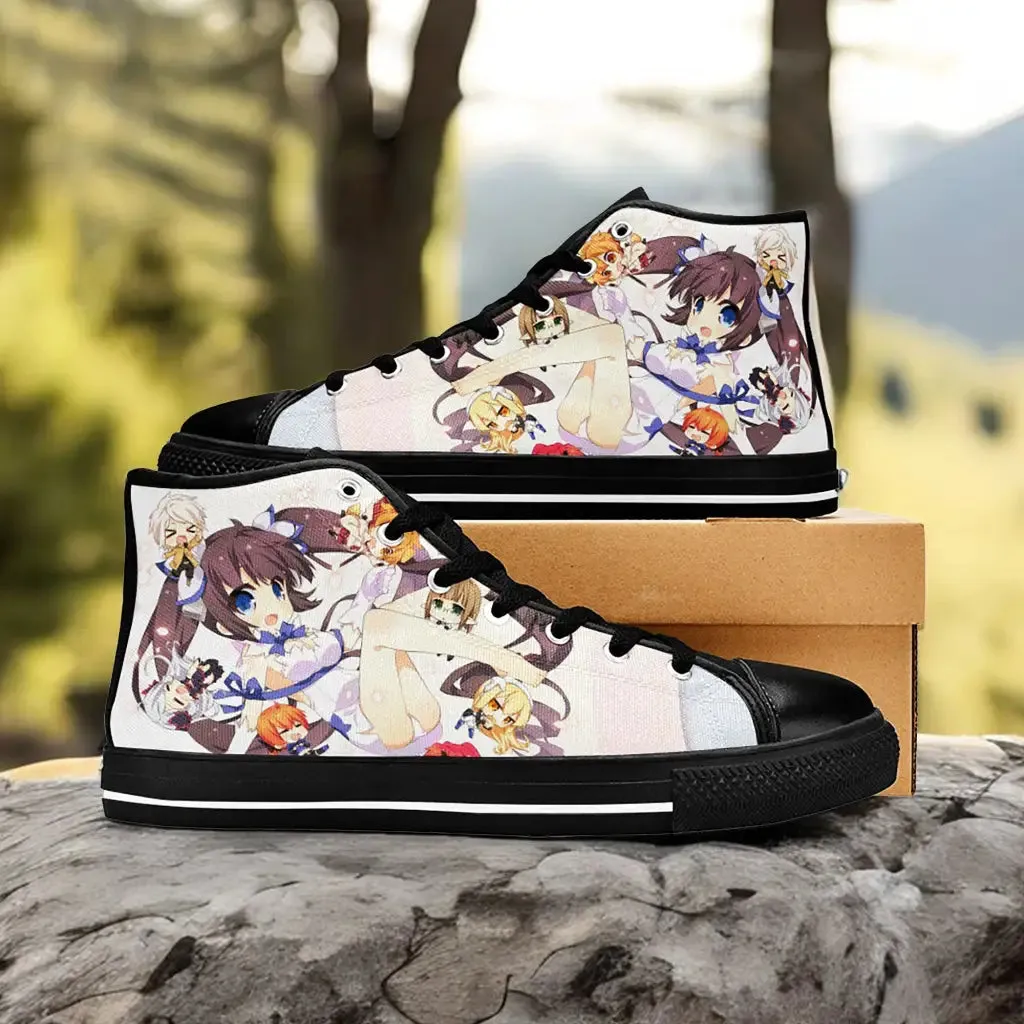 Hestia Familia DanMachi Shoes High Top Sneakers for Kids and Adults