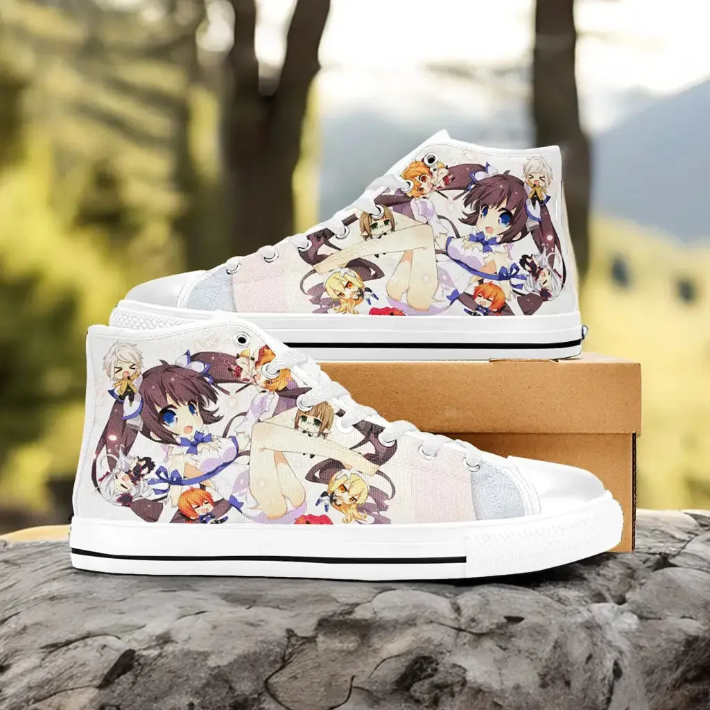 Hestia Familia DanMachi Shoes High Top Sneakers for Kids and Adults