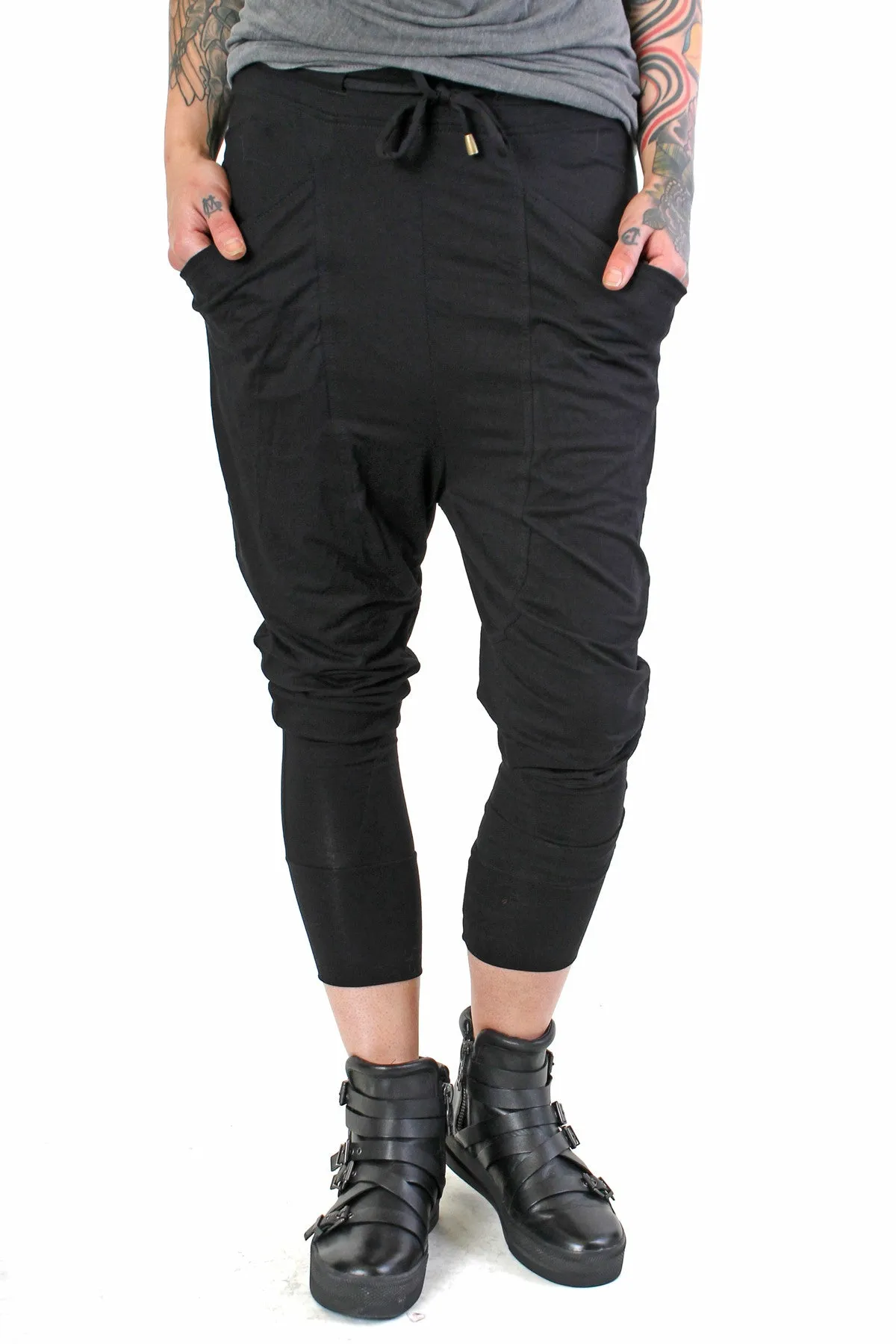 Hilmer x Sparrow Onyx Harem Full Length Pants