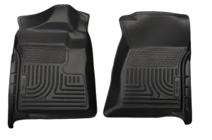 Husky Liners Front Floor Liner Weatherbeater Plastic Black - Ford Fullsize Truck 2012-15