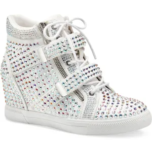 INC Womens Debby Rhinestone Casual and Fashion Sneakers