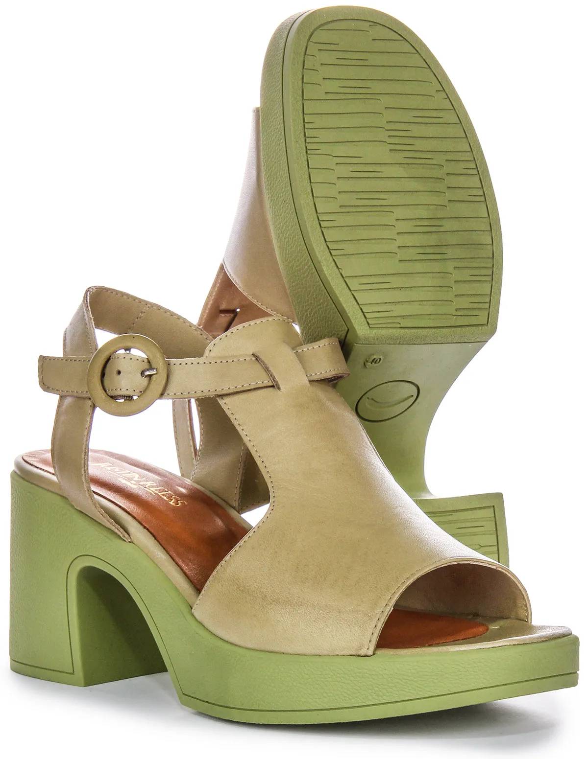 Justinreess England Yuka In Olive For Women