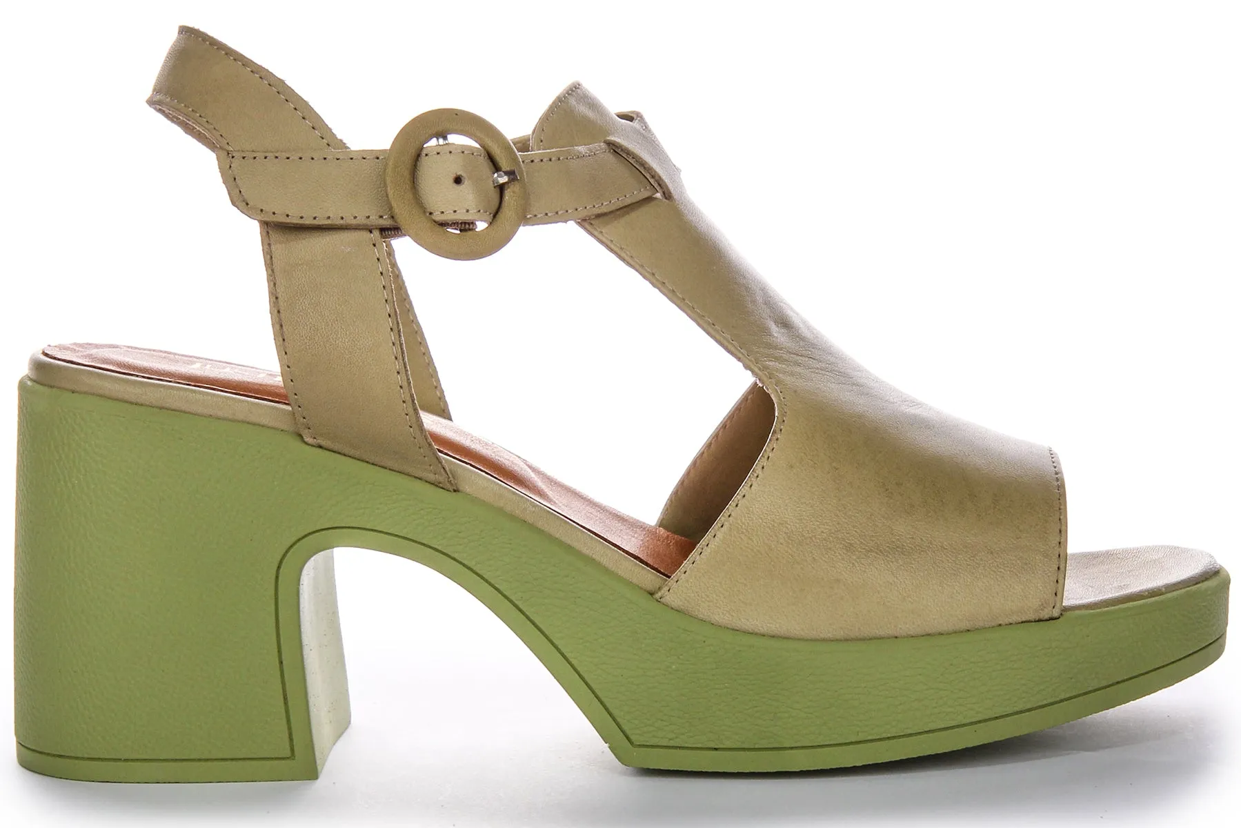 Justinreess England Yuka In Olive For Women