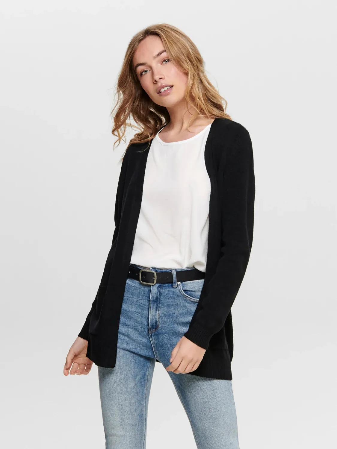 Lesly LS Open Cardigan