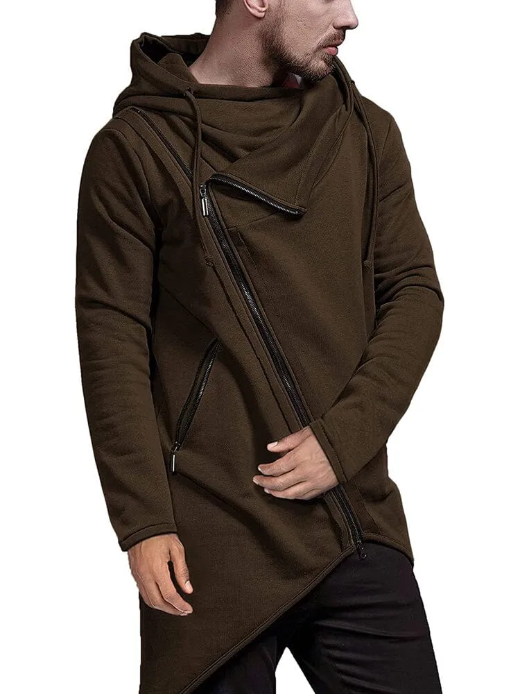 Lightweight Irregular Hem Pullover Hoodie (US Only)