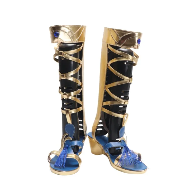 Love And Deep Space Protagonist God Of The Tides Shoes Cosplay Boots