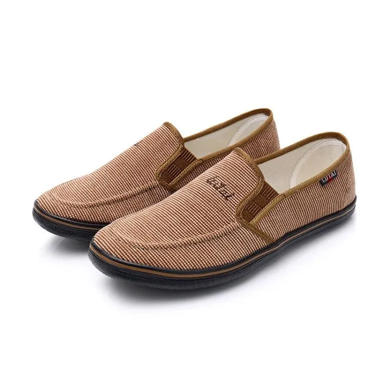 Men's Breathable Casual Loafers with Rubber Sole - Durable and Quick-Drying