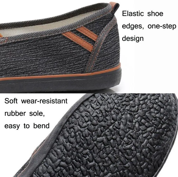 Men's Breathable Casual Loafers with Rubber Sole - Durable and Quick-Drying