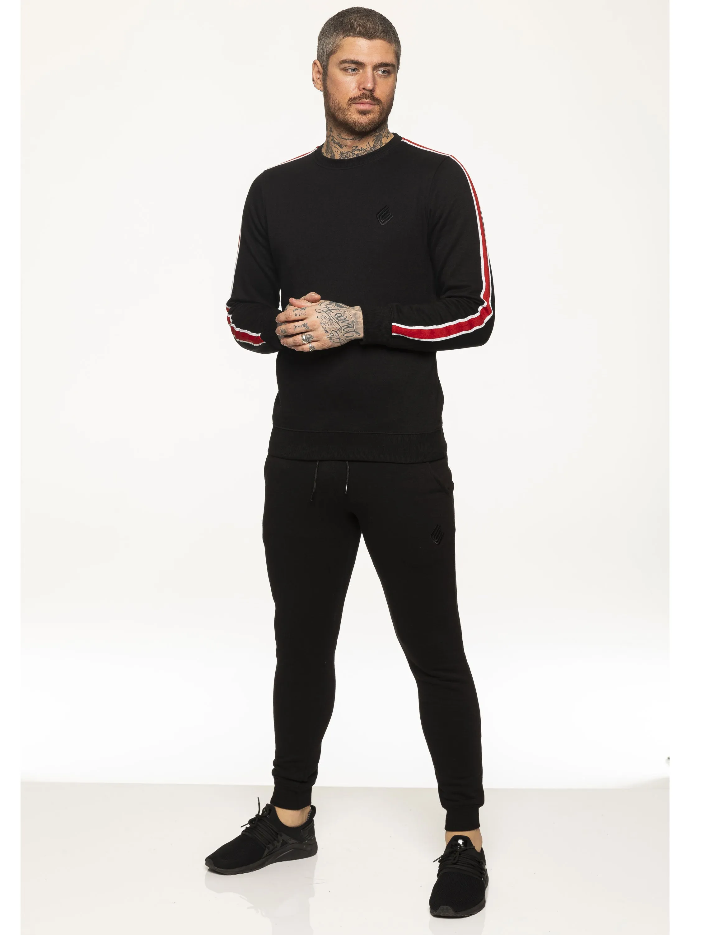 Mens Crew Neck Designer Sweatshirt | Enzo Designer Menswear