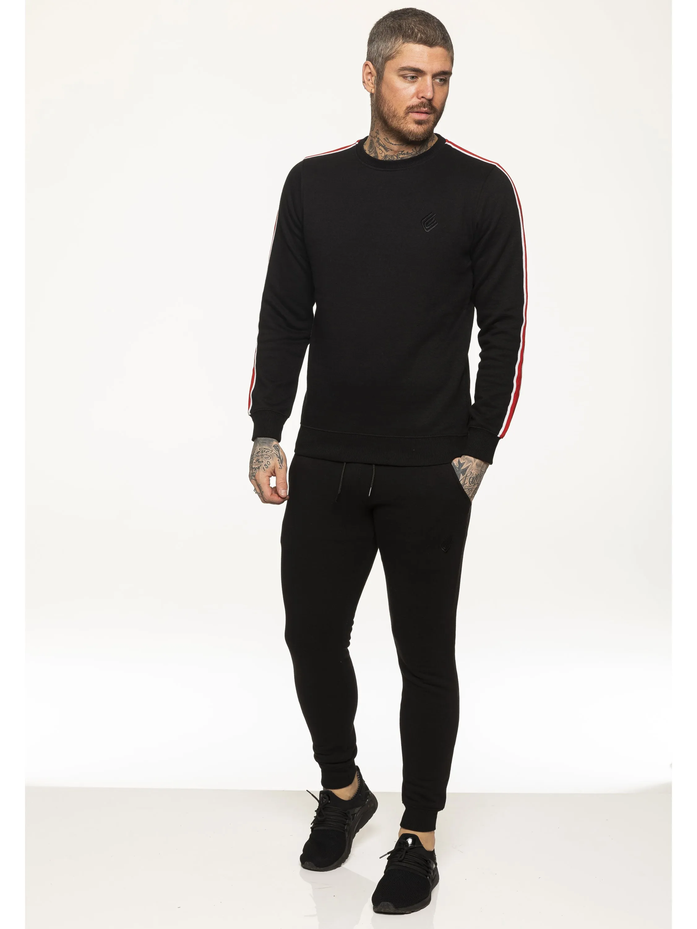 Mens Crew Neck Designer Sweatshirt | Enzo Designer Menswear