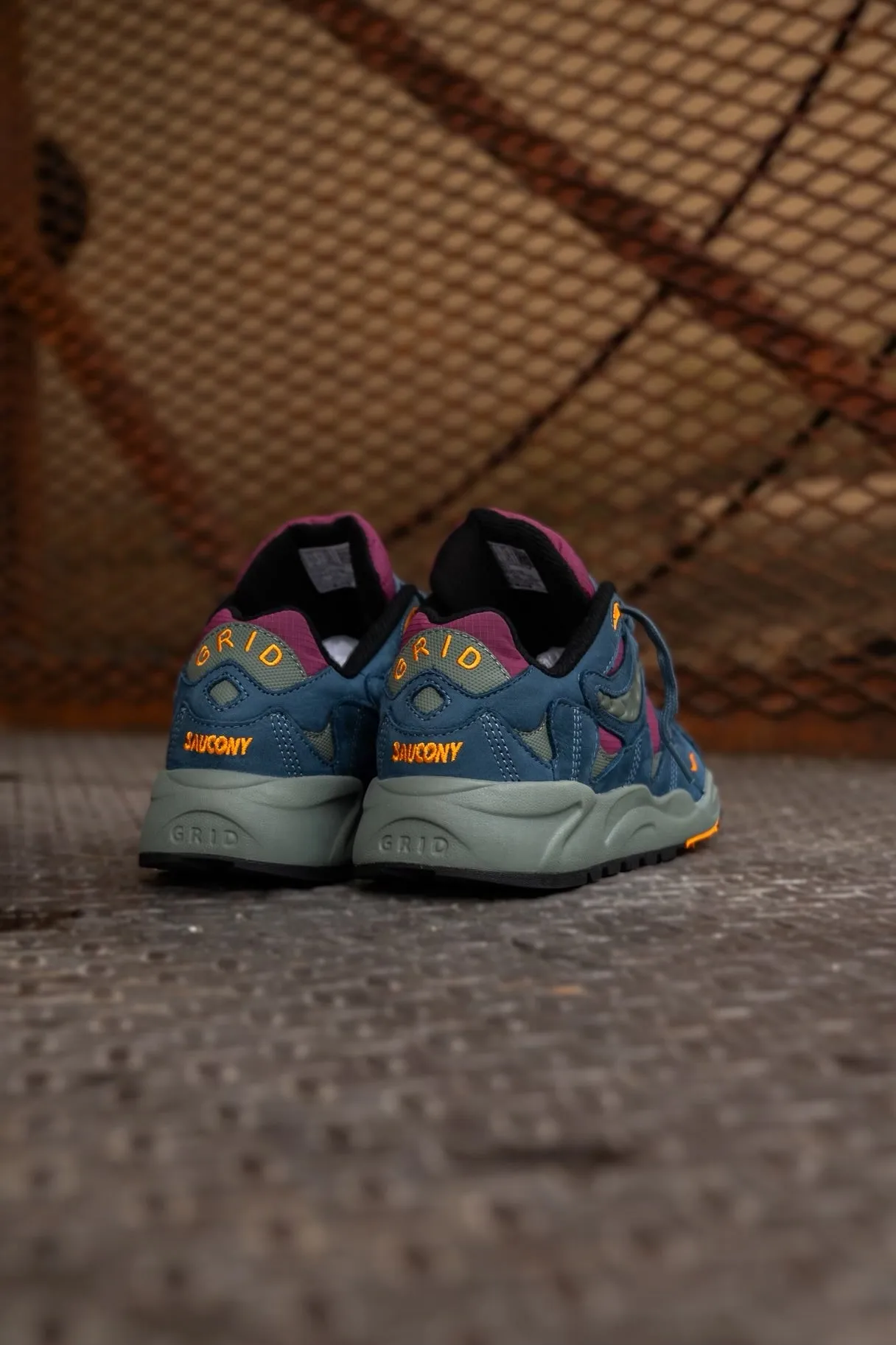 Mens Saucony Grid Shadow 2 Premium (Purple/Blue)