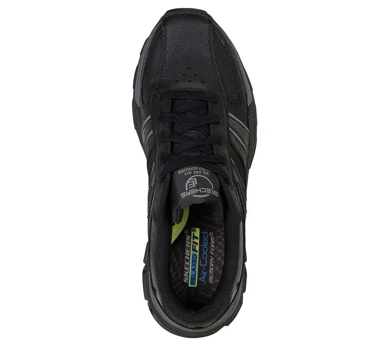 Men's Wide Fit Skechers 204330 Respected Edgemere Walking Sneakers