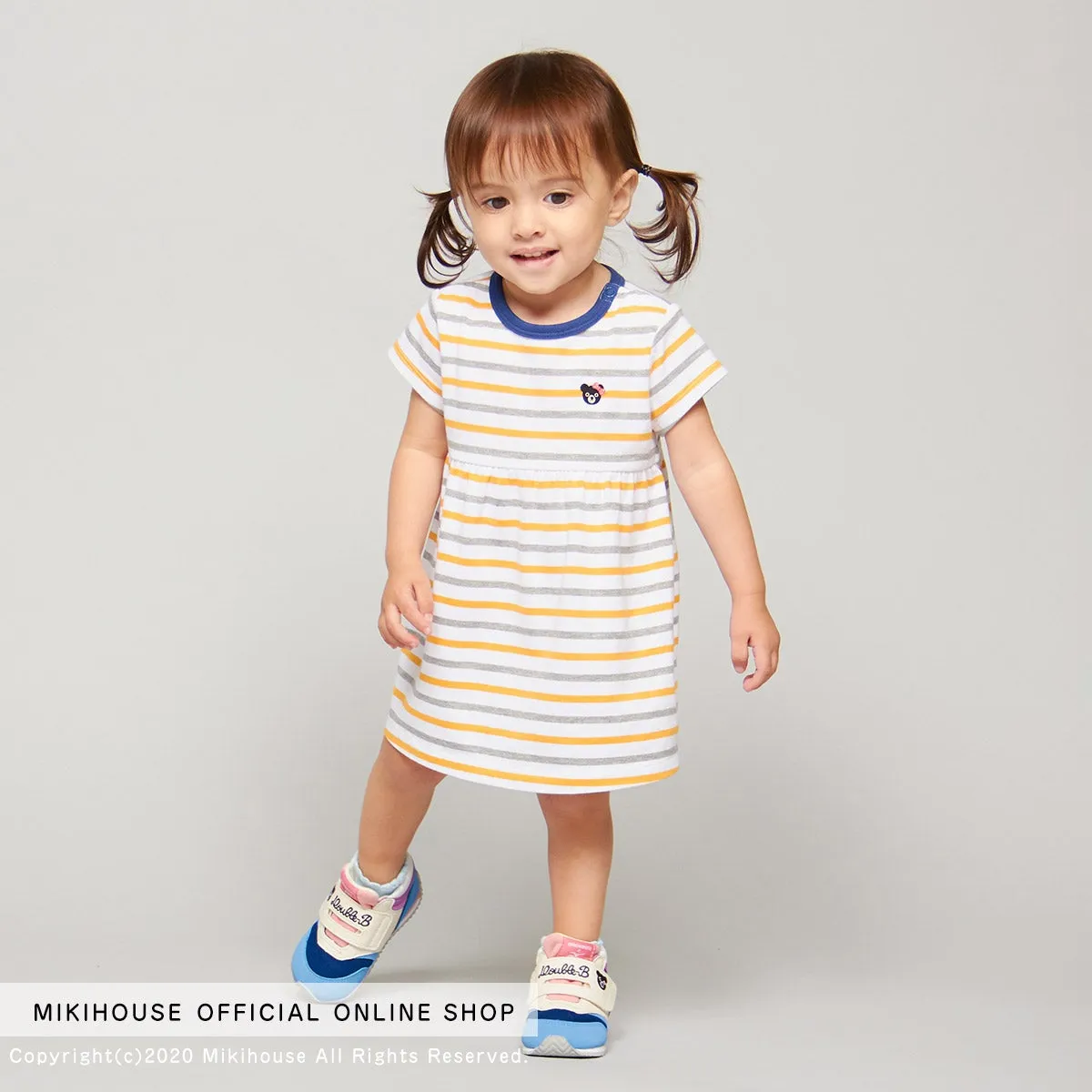 Miki House Kids MIZUNO Sneakers Shoes in Blue