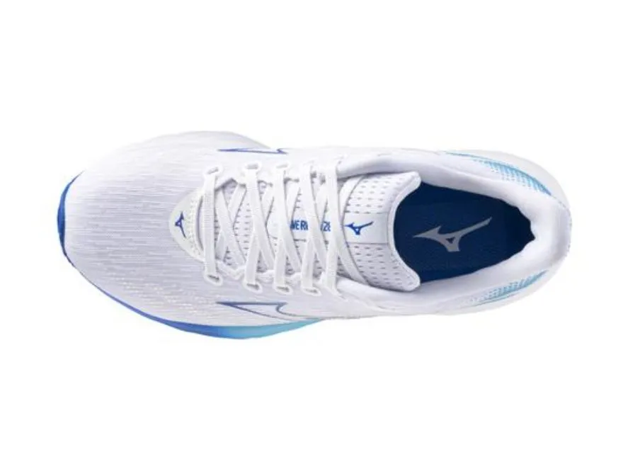 Mizuno Women's Wave Rider 28 - White/Mugen Blue