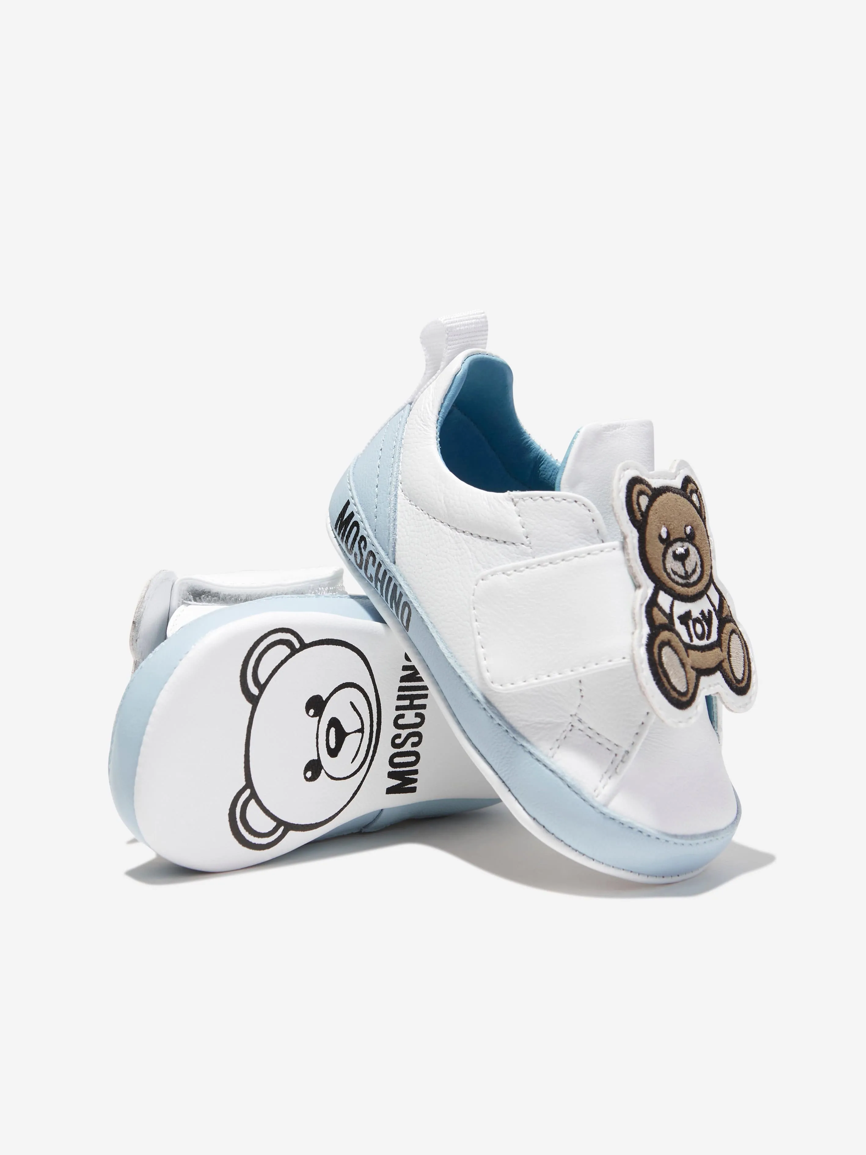 Moschino Baby Boys Teddy Bear Trainers in White