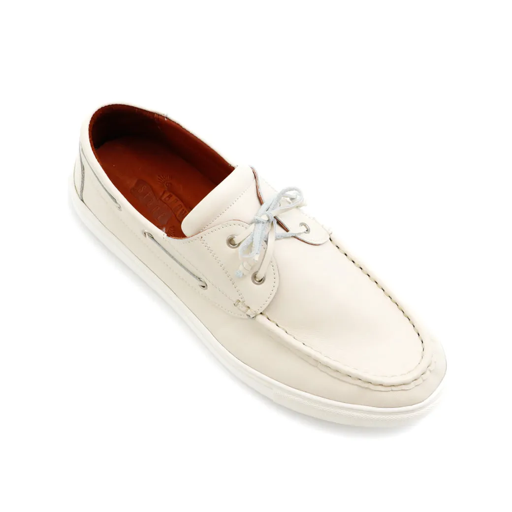 New York Boat Shoe Off White