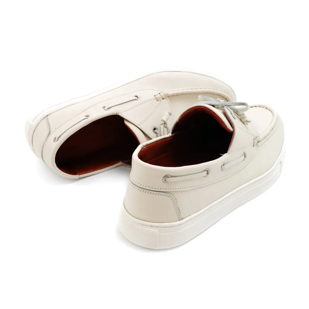 New York Boat Shoe Off White