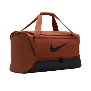 NIKE Brasilia 9.5" Duffle Bag (Sunrise/Black/Black)