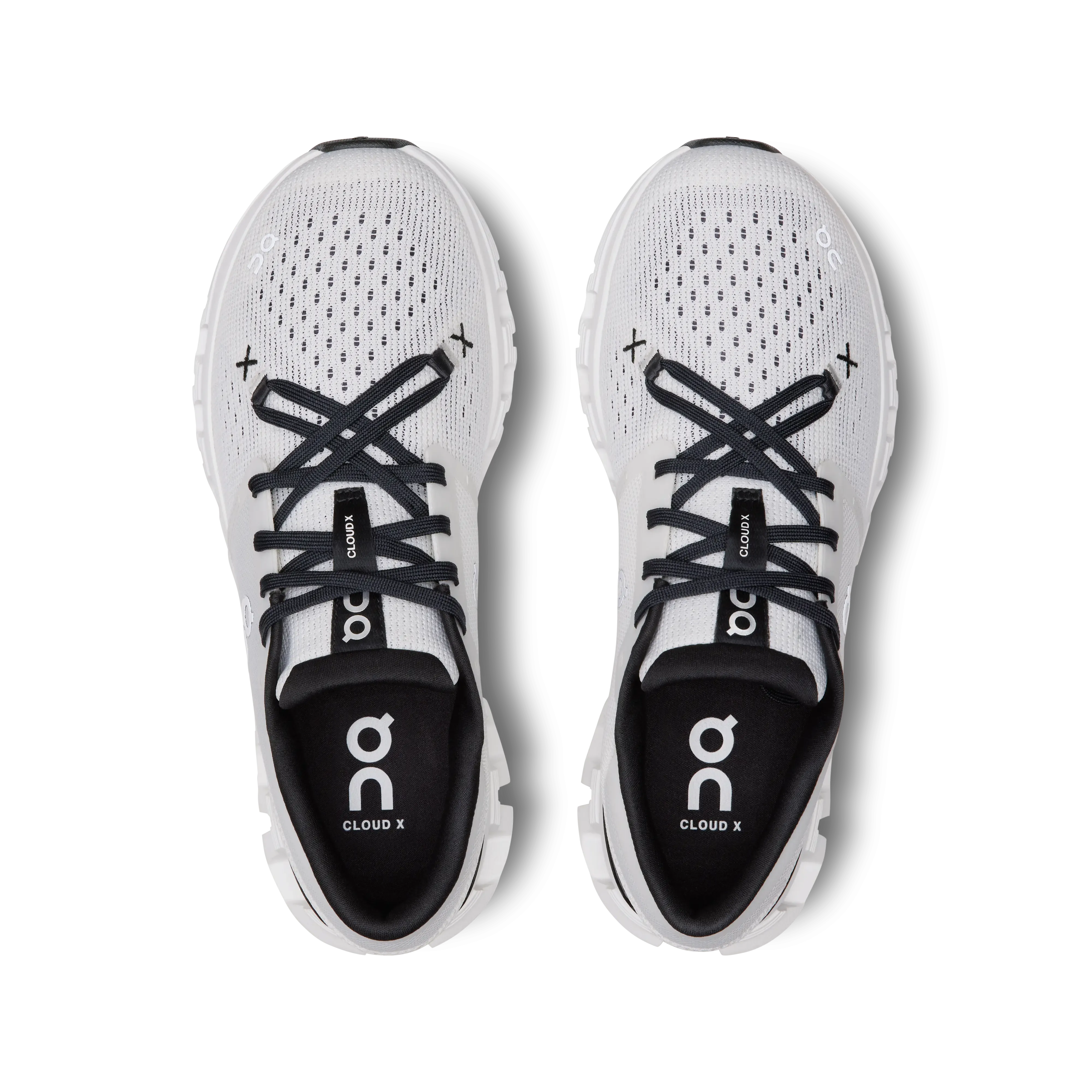 On Running Women's Cloud X 4 Shoes - Ivory / Black