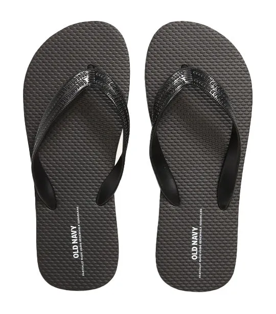 Plant-Based Classic Flip-Flop Sandals for Kids - BlackJack Jas