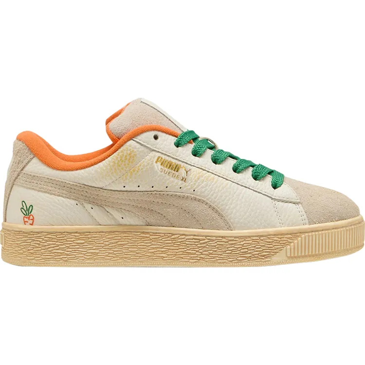 Puma Men's Carrots Suede XL II Shoes - Warm White / Rickie Orange