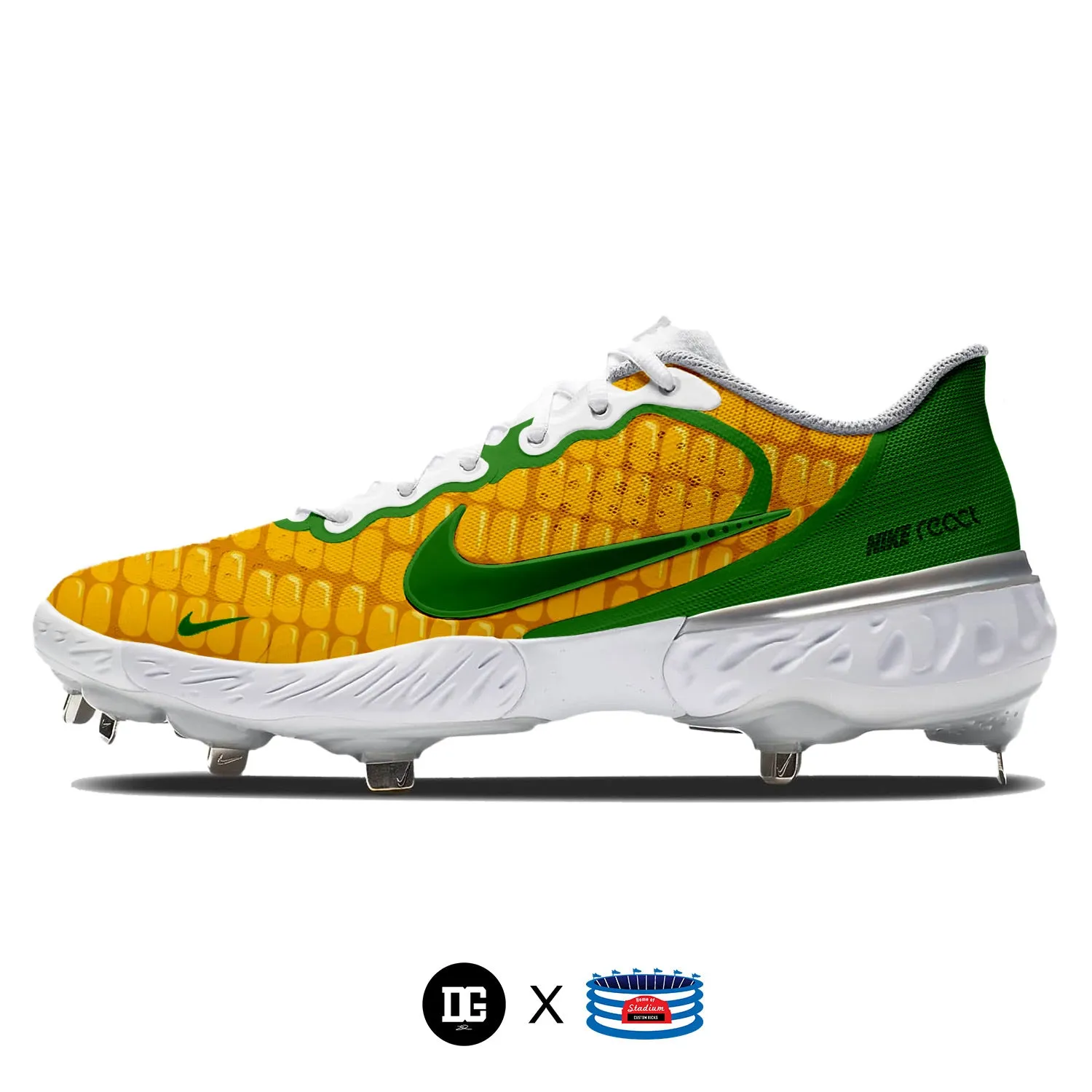 "Corn" Nike Alpha Huarache Elite 3 Low Cleats