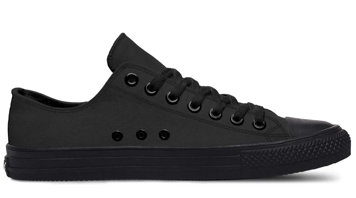 RAAD™ - Canvas High Top Canvas Sneakers - Black/Black Soles