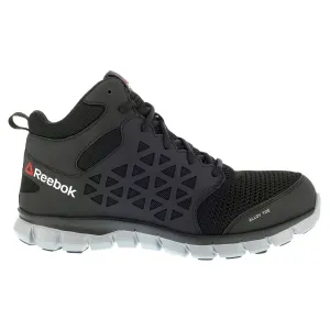 Reebok Mens Black Mesh Work Boots Sublite AT