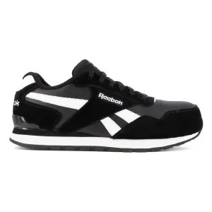 Reebok Mens Black/White Leather Work Shoes Harman Classic Sneaker CT